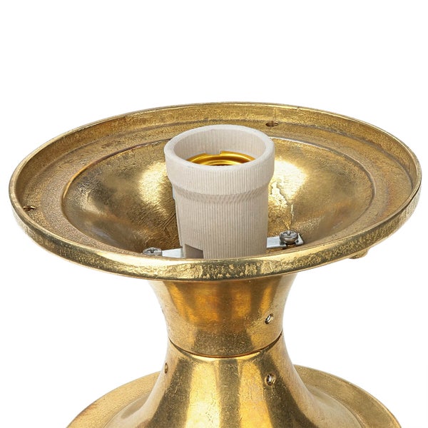 Messingfarbene Lampenfassung mit Fassung