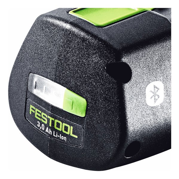 Festool Energie Set 2x BP 18 Li 3,0 Ergo I Akku 18 V 3,0 Ah / 3000 mAh Li-Ion ( 2x 577704 ) + TCL 6 DUO Doppel Ladegerät ( 577017 )
