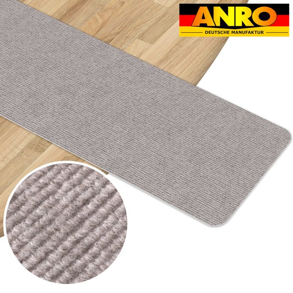 Stufenmatte Stufenschutz NEMESIS Treppenschutz Treppenmatte einfarbig selbsthaftend Beige 30x120cm
