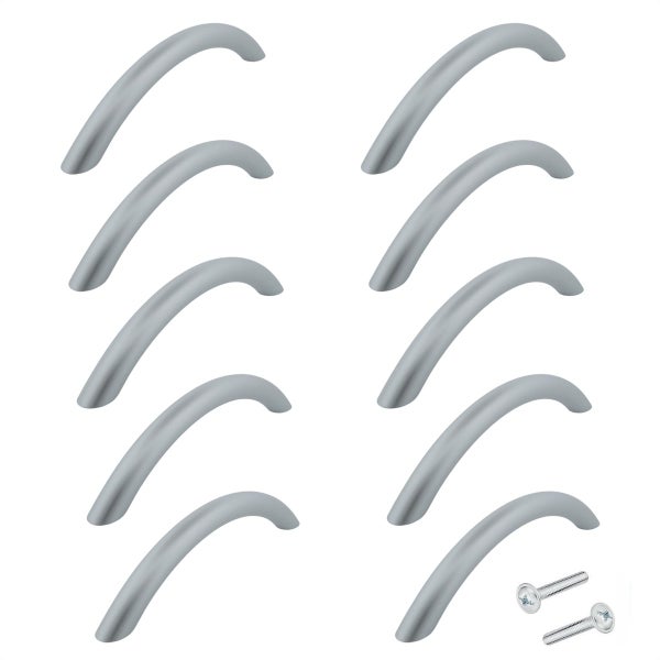 Möbelgriff Stangengriff Chicago Lochabstand 160 mm Aluminium 10 Stück