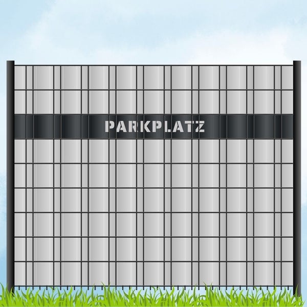 Parkplatzzaun aus Metall