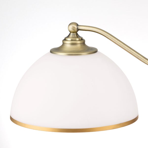 Hängeleuchte Old Style 3-flammig antik Milchglas