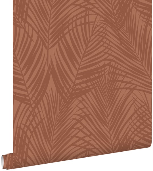 ESTAhome Tapete Palmblätter Terrakotta - 0,53 x 10,05 m - 139370