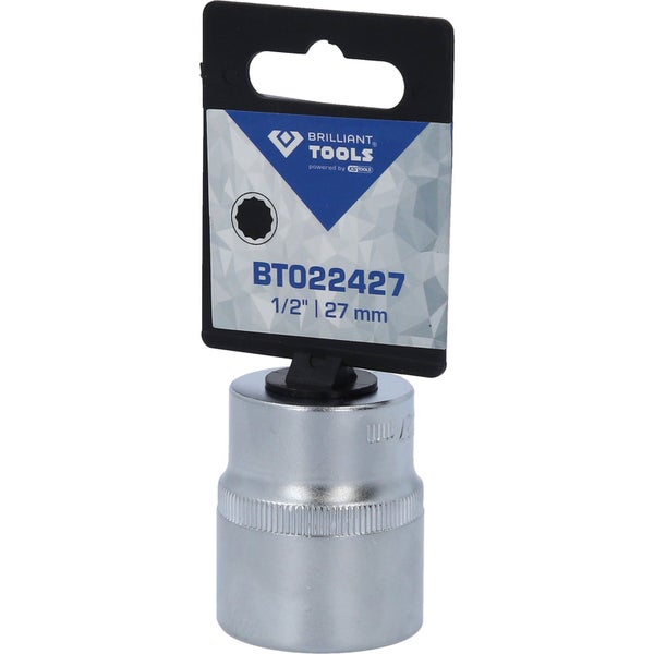BRILLIANT TOOLS 1/2 Zwölfkant-Stecknuss 27 mm - BT022427
