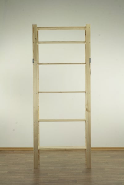 PROREGAL Holzregal Pinepeak HxBxT 200 x 80 x 28 cm 6 Fachboden 1,2 cm Dickes Kiefernholz Natur
