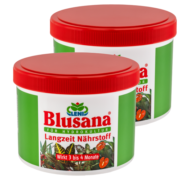 Blusana Langzeitdünger 1 Liter Lewatit HD 50 für Zierpflanzen in Hydrokultur Vorteilspaket (2 x 500 ml Dose)