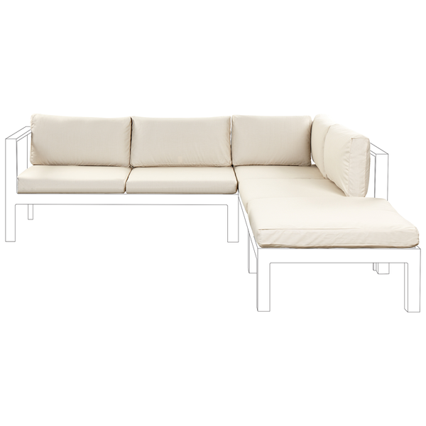 Outdoor Kissenbezug Set MESSINA Beige