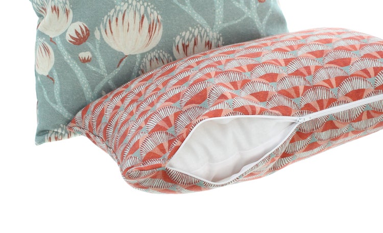 FRANK FLECHTWAREN | Kissenhülle Floral, 4er Set, 40 x 40 cm, 45 x 45 cm, 50 x 30 cm, 60 x 40 cm, BAUMWOLLE, POLYESTER