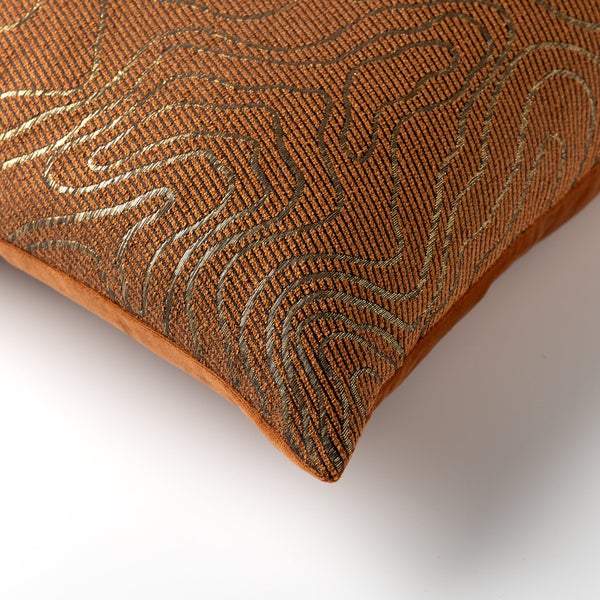 River Kissenbezug - Mit Muster 45x45 cm, Braun