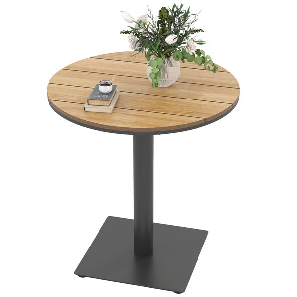 Tischleuchte mit Bambusschirm in rechteckigem, schwarzem Metallrahmen