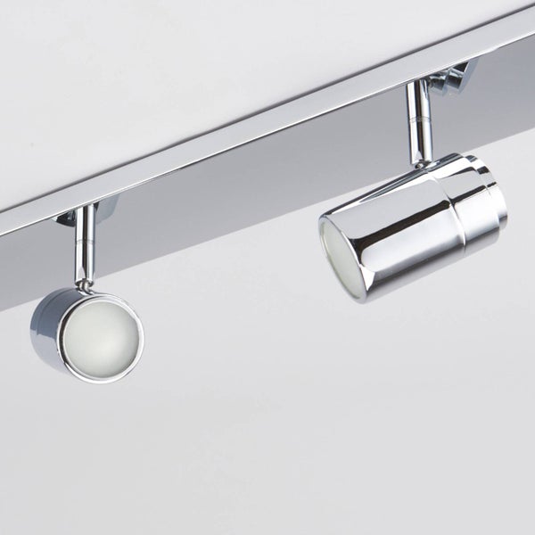 Lindby Deckenlampe Dejan (spritzwassergeschützt (Modern) in Chrom aus Metall (4 flammig, GU10) - Bad Deckenleuchte Lampe Badezimmerleuchte