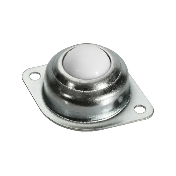 Kugelrolle mit Metallgehäuse und Kunststoffkugel zur Befestigung