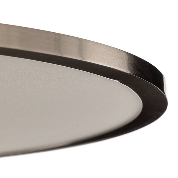 Lucande LED Deckenleuchte Linema dimmbar (Modern) in Alu aus Aluminium (1 flammig, ) - Lampe Deckenlampe Wohnzimmerleuchte