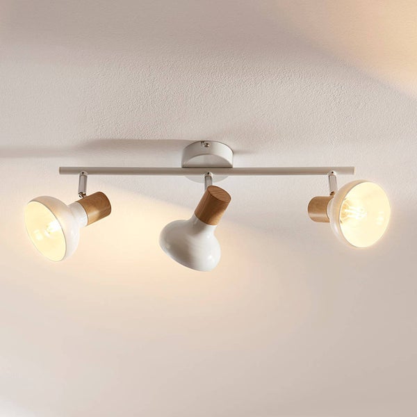 Lindby Deckenlampe Metall, Deckenstrahler schwenkbar & drehbar 3x E14 max. 40W ohne Leuchtmittel Deckenspot Spot Strahler Wohnzimmerlampe