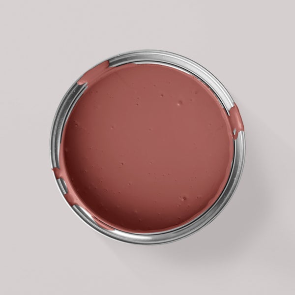 MissPompadour extramatte Wandfarbe 2.5L Rot mit Himbeere - sehr hohe Deckkraft - geruchsneutrale, spritzfreie Farbe - atmungsaktive, wasserbasierte Innenfarbe/Deckenfarbe - Die Wertvolle