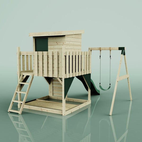 Nahaufnahme einer Funkienpflanze mit großen Blättern