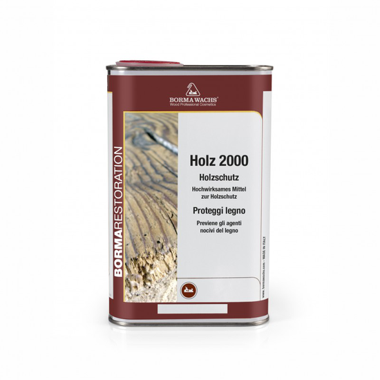 Borma Wachs Holz 2000 Holzwurm-Pestizidl mit Spritze 250ml