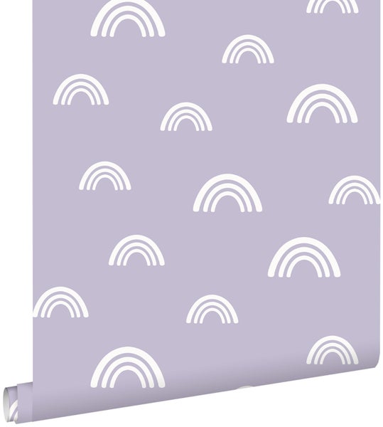 Tapetenrolle mit Regenbogenmuster