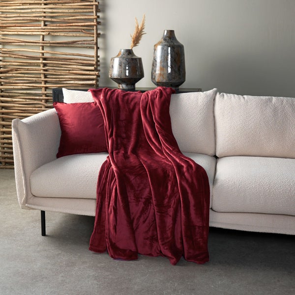 Wohndecke Charlie - Rot 200x220 cm