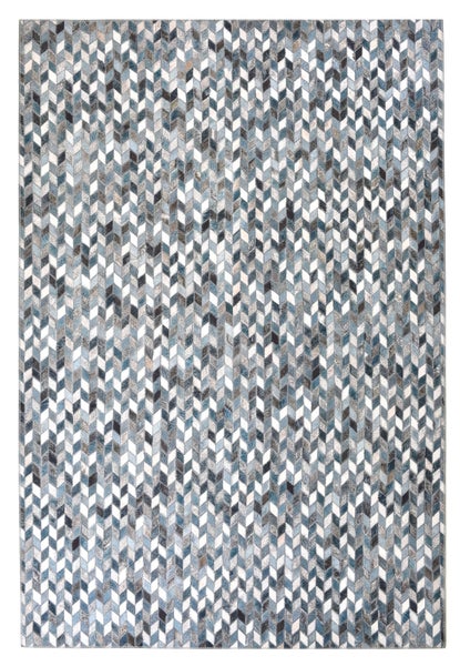Bedruckter moderner Wohzimmerteppich Serena Blau 50x80 cm