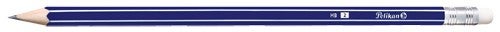 Pelikan Bleistift HB mit Radierer, Sechskant, Blau, 1 Stück