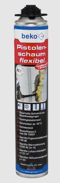 Beko Pistolenschaum flexibel, 41 Liter Dose