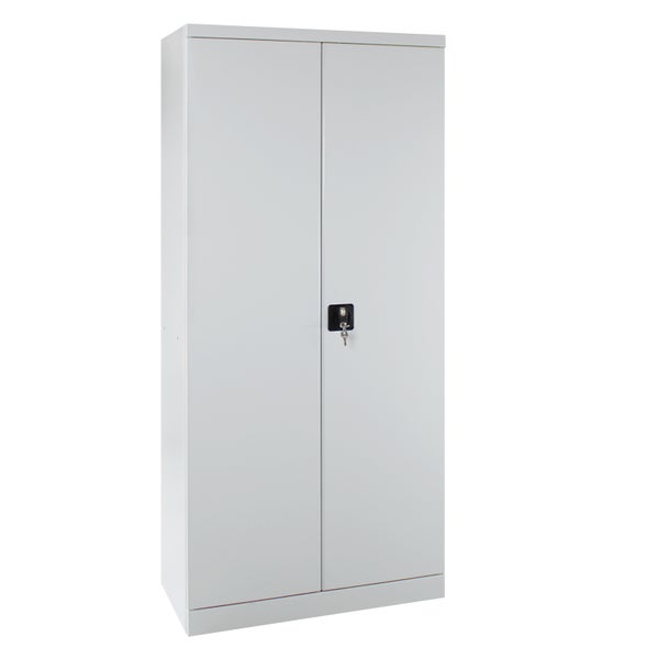 PROREGAL Schubladenschrank Chinchilla mit 27 Schubladen 3 Ablageboden HxBxT 179 x 80 x 41 cm Lichtgrau