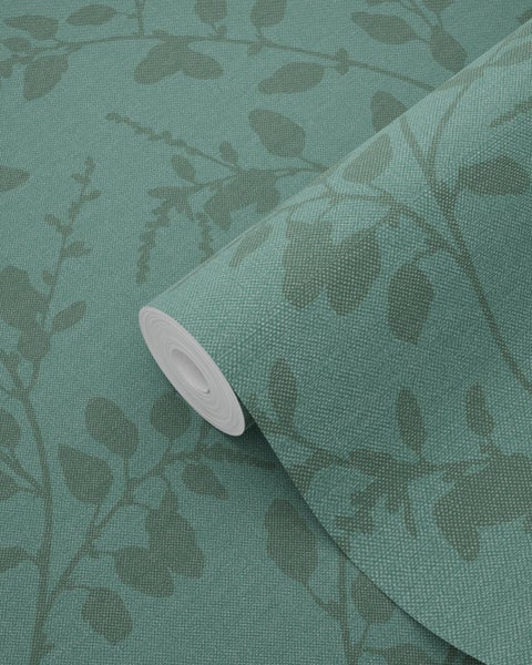 Tapetenrolle mit Blättermuster