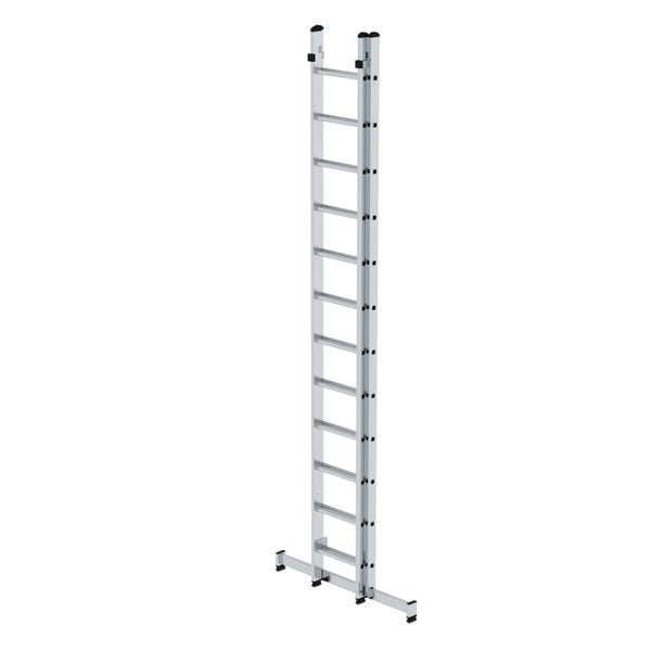PROREGAL Sprossen-Mehrzweckleiter 2-Teilig mit Traverse 2 x 12 Sprossen