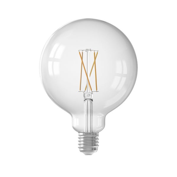 Calex LED-Filament-Leuchtmittel Globe G125 mit E27-Sockel aus klarem Glas