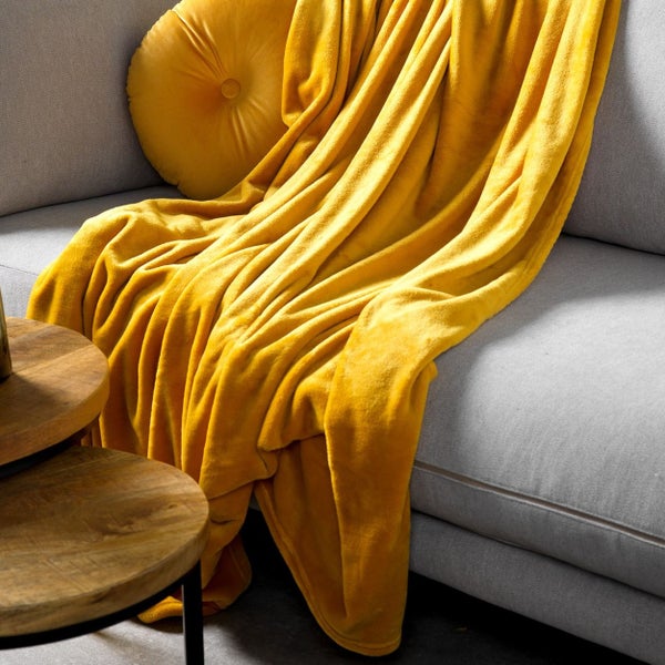 Wohndecke Sidney - Gelb 140x180 cm