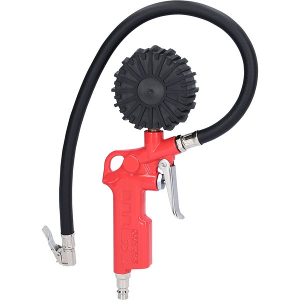 Reifenfüller mit Manometer und Schlauch