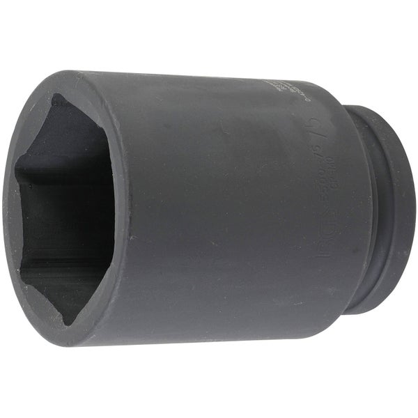 BGS Kraft-Steckschlüssel-Einsatz Sechskant tief Antrieb Innenvierkant 25 mm (1) SW 75 mm - 5500-75