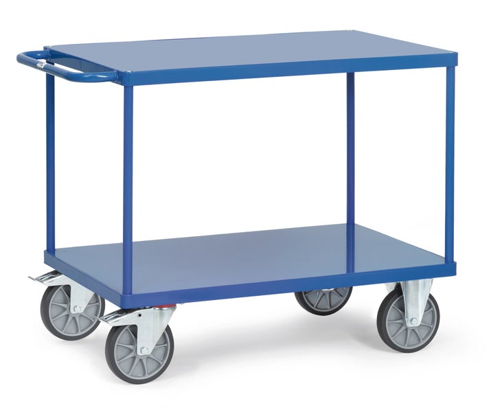 Transportwagen mit zwei Ablageflächen und Griff