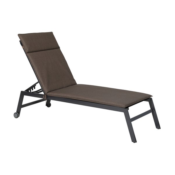 Liegenauflage Oxford taupe - Ca. 190x60 cm