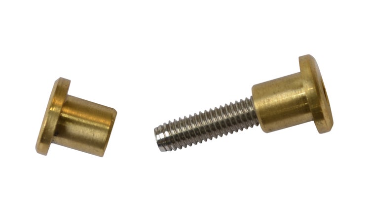 Ersatzteile Teakmöbel Ersatzschraube Messing/Edelstahl Hülsenschraube 40-mm