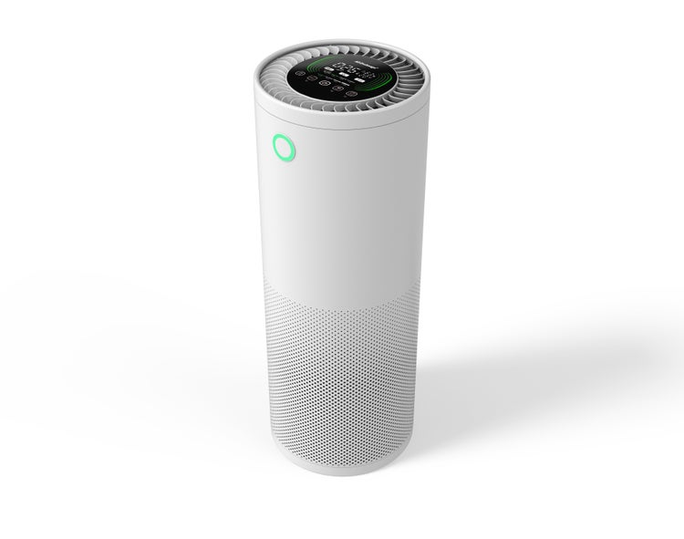 AirExchange® 600-T Luftreiniger für große Räume (HEPA 14 Filter, bis 100m²,85W) WEIß