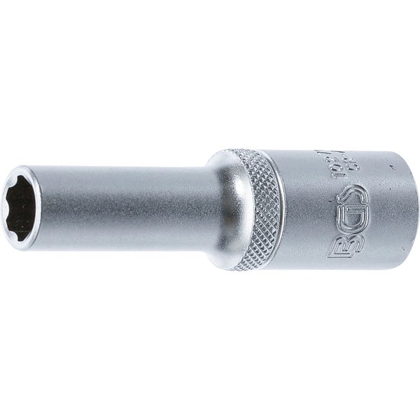 BGS Steckschlüssel-Einsatz Super Lock tief Antrieb Innenvierkant 12,5 mm (1/2) SW 10 mm - 10270