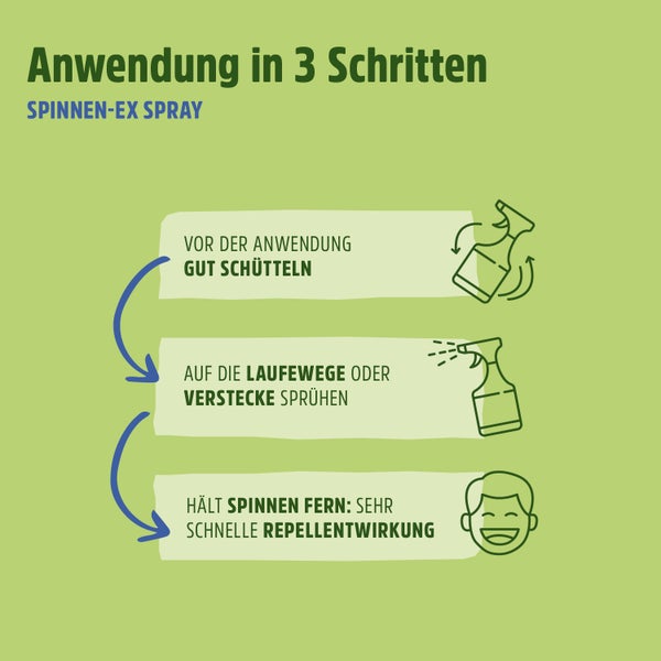 Anti Spinnenspray | Spinnen-Ex - Effektive Abwehr