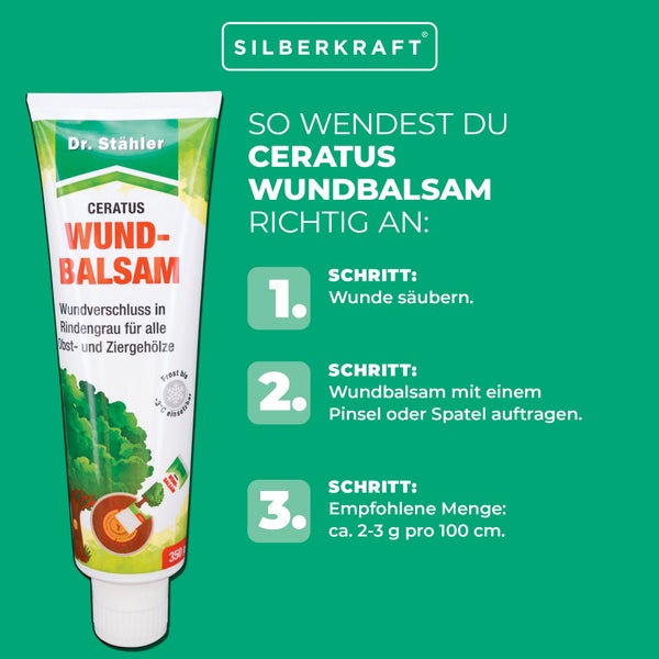Wundbalsam für Bäume – Zuverlässiger Schutz für Schnitt- und Rindenverletzungen<br />Dauerhafte Wundpflege für Obst-, Zier- und Laubbäume – Atmungsaktiv, elastisch & wetterfest