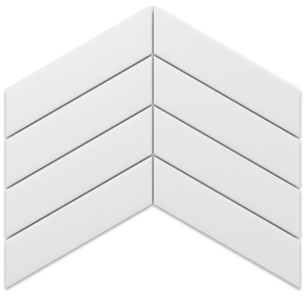 Chevron Mosaikfliese aus Keramik für Wand und Boden