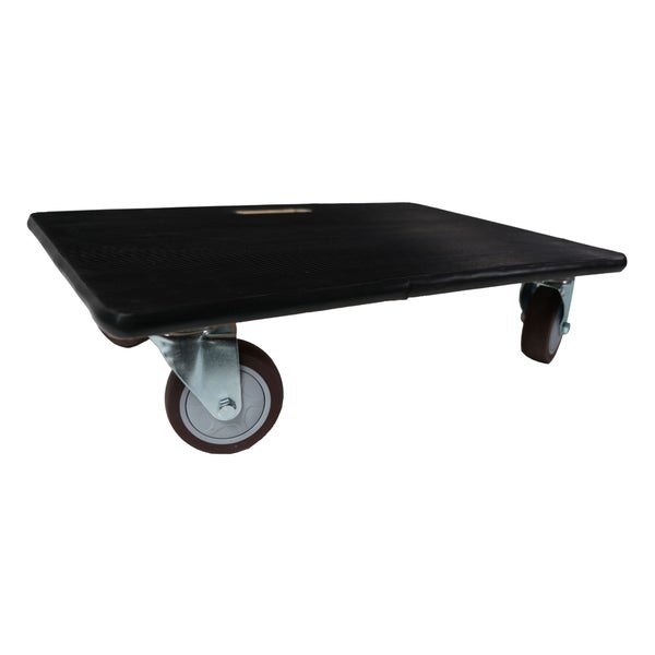 PROREGAL MegaDeal 2x Transportroller 4 Rollen HxBxT 15x40x60 cm Traglast 500kg Gummibelag