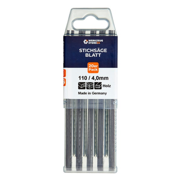 WS24 20x CV-Stichsägeblatt geschliffen/geschränkt GL 130 VL 110 mm schnell - WS24-100017