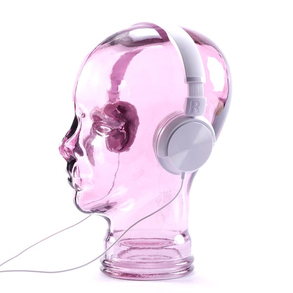 Kopfhörerständer MICK Glas transparent lila