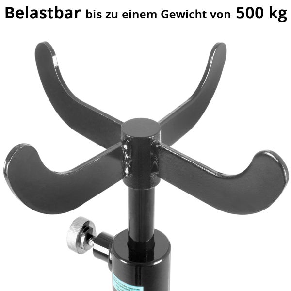 Rohraufnahme mit einer Belastbarkeit von bis zu 500 kg