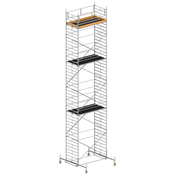Rollgerüst mit mehreren Plattformen