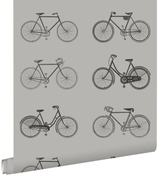 Tapete mit Fahrradmuster für Wandgestaltung