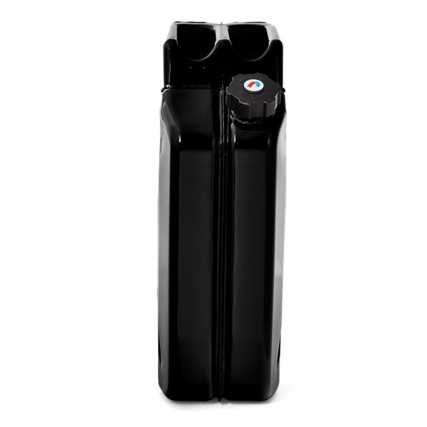 BW® Kraftstoffkanister Metall Benzinkanister 5x 20 Liter mit Schraubverschluss - Schwarz - RAL 9005 - TÜV-geprüft und UN-Zulassung - Made in Europe