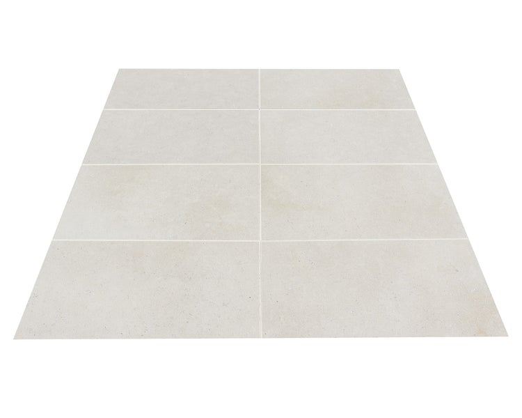 Wohnrausch Kalkstein Fliesen SUES CREM 80 x 40 x 1,2 cm, sandgestrahlt, gebürstet, beige