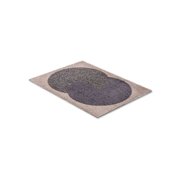 Teppich mit geometrischem Kreisdesign